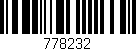 Código de barras (EAN, GTIN, SKU, ISBN): '778232'