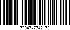 Código de barras (EAN, GTIN, SKU, ISBN): '7784747742173'