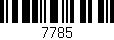 Código de barras (EAN, GTIN, SKU, ISBN): '7785'