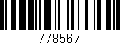 Código de barras (EAN, GTIN, SKU, ISBN): '778567'