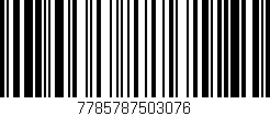 Código de barras (EAN, GTIN, SKU, ISBN): '7785787503076'