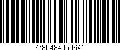Código de barras (EAN, GTIN, SKU, ISBN): '7786484050641'
