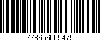 Código de barras (EAN, GTIN, SKU, ISBN): '778656065475'