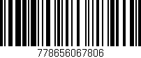 Código de barras (EAN, GTIN, SKU, ISBN): '778656067806'