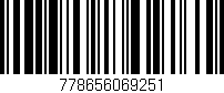 Código de barras (EAN, GTIN, SKU, ISBN): '778656069251'