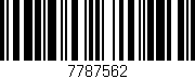 Código de barras (EAN, GTIN, SKU, ISBN): '7787562'