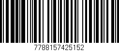Código de barras (EAN, GTIN, SKU, ISBN): '7788157425152'