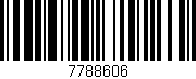 Código de barras (EAN, GTIN, SKU, ISBN): '7788606'