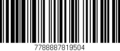 Código de barras (EAN, GTIN, SKU, ISBN): '7788887819504'