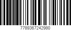 Código de barras (EAN, GTIN, SKU, ISBN): '7789367242980'