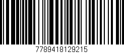 Código de barras (EAN, GTIN, SKU, ISBN): '7789418129215'