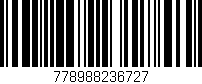 Código de barras (EAN, GTIN, SKU, ISBN): '778988236727'