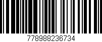 Código de barras (EAN, GTIN, SKU, ISBN): '778988236734'