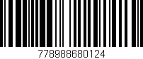 Código de barras (EAN, GTIN, SKU, ISBN): '778988680124'