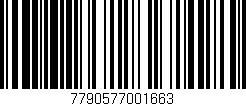 Código de barras (EAN, GTIN, SKU, ISBN): '7790577001663'