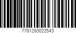 Código de barras (EAN, GTIN, SKU, ISBN): '7791293022543'