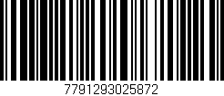 Código de barras (EAN, GTIN, SKU, ISBN): '7791293025872'
