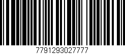 Código de barras (EAN, GTIN, SKU, ISBN): '7791293027777'