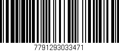 Código de barras (EAN, GTIN, SKU, ISBN): '7791293033471'