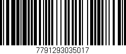 Código de barras (EAN, GTIN, SKU, ISBN): '7791293035017'