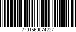 Código de barras (EAN, GTIN, SKU, ISBN): '7791560074237'