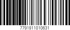 Código de barras (EAN, GTIN, SKU, ISBN): '7791911010631'