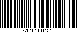 Código de barras (EAN, GTIN, SKU, ISBN): '7791911011317'