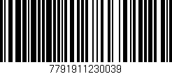 Código de barras (EAN, GTIN, SKU, ISBN): '7791911230039'