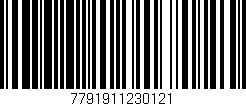 Código de barras (EAN, GTIN, SKU, ISBN): '7791911230121'