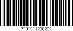 Código de barras (EAN, GTIN, SKU, ISBN): '7791911230237'