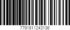 Código de barras (EAN, GTIN, SKU, ISBN): '7791911243138'