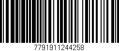 Código de barras (EAN, GTIN, SKU, ISBN): '7791911244258'