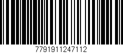Código de barras (EAN, GTIN, SKU, ISBN): '7791911247112'