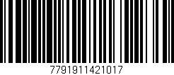 Código de barras (EAN, GTIN, SKU, ISBN): '7791911421017'