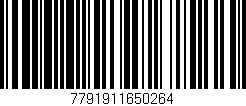 Código de barras (EAN, GTIN, SKU, ISBN): '7791911650264'