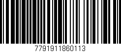 Código de barras (EAN, GTIN, SKU, ISBN): '7791911860113'