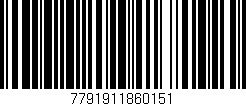 Código de barras (EAN, GTIN, SKU, ISBN): '7791911860151'