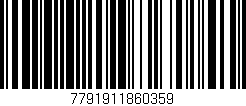 Código de barras (EAN, GTIN, SKU, ISBN): '7791911860359'