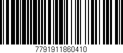 Código de barras (EAN, GTIN, SKU, ISBN): '7791911860410'