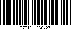 Código de barras (EAN, GTIN, SKU, ISBN): '7791911860427'