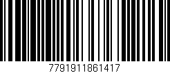 Código de barras (EAN, GTIN, SKU, ISBN): '7791911861417'
