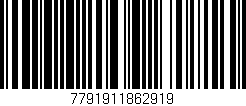 Código de barras (EAN, GTIN, SKU, ISBN): '7791911862919'
