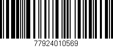 Código de barras (EAN, GTIN, SKU, ISBN): '77924010569'