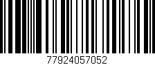 Código de barras (EAN, GTIN, SKU, ISBN): '77924057052'