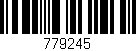 Código de barras (EAN, GTIN, SKU, ISBN): '779245'