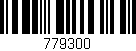 Código de barras (EAN, GTIN, SKU, ISBN): '779300'