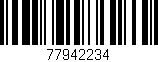 Código de barras (EAN, GTIN, SKU, ISBN): '77942234'