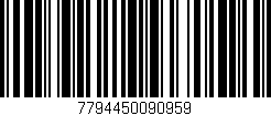 Código de barras (EAN, GTIN, SKU, ISBN): '7794450090959'