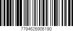 Código de barras (EAN, GTIN, SKU, ISBN): '7794626906190'