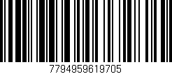 Código de barras (EAN, GTIN, SKU, ISBN): '7794959619705'